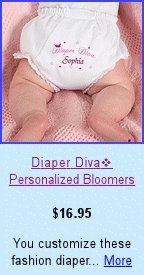 Diaper Diva Personalized Bloomers